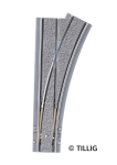 TILLIG 87089 - Weiche R 250 rechts Asphalt (TT, H0m)